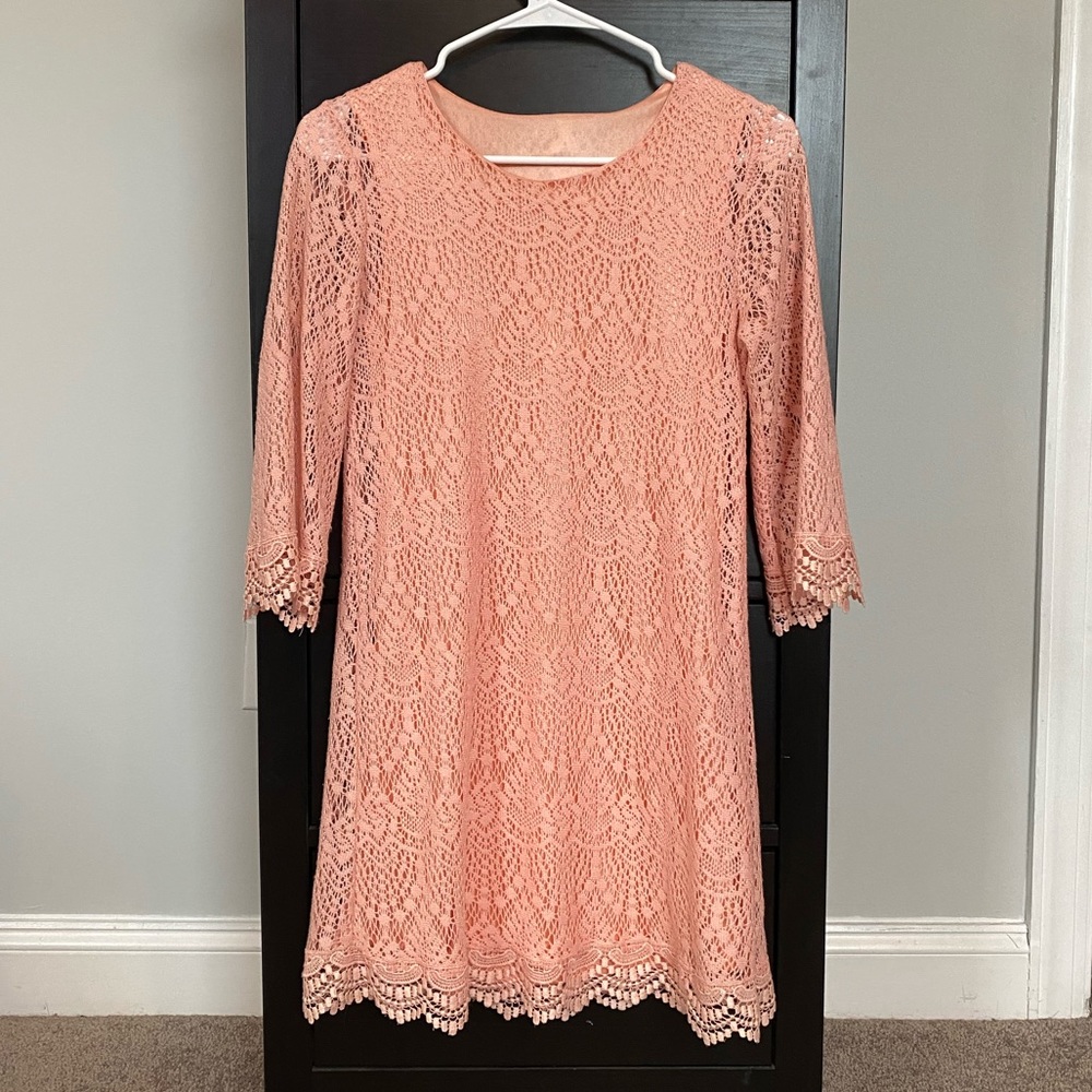 Pink Lace Dress